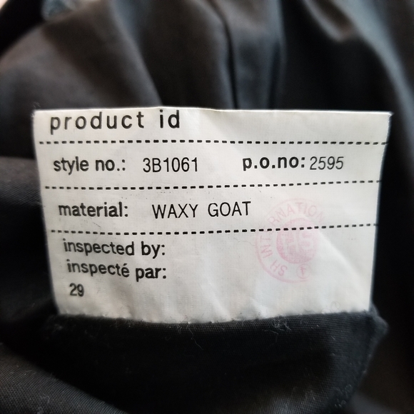 Kenneth Cole Reaction Genuine Leather Moto Jacket, Size L - Picture 16 of 16